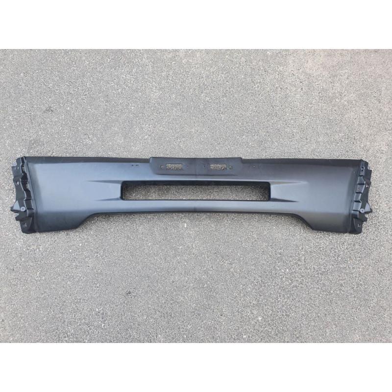 Накладка переднього бампера середня нижня Mitsubishi Outlander 3 2015-2018 Китай чорна, матова