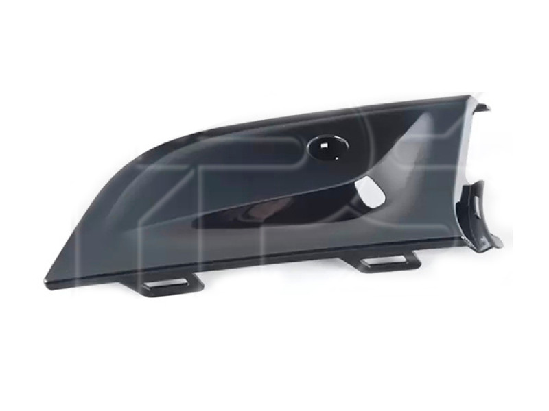 Накладка решітки переднього бампера верхня ліва BMW 3 G20 / G21 M-Sport 19- (Тайвань) без ПТФ, з отв. під п/тронік, глянець