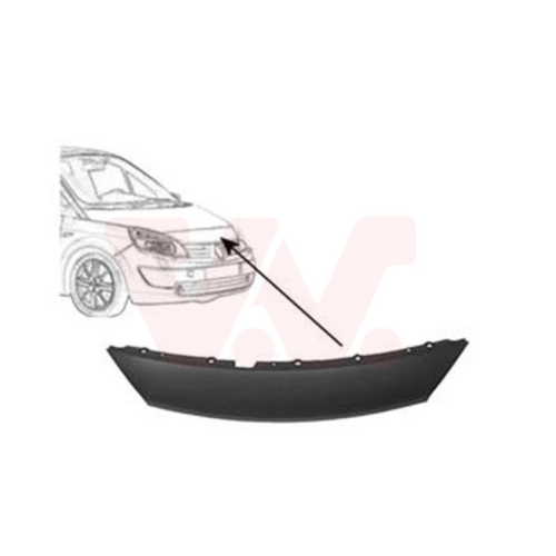 Накладка над решіткою верхня Renault Scenic 2003-2006 FPS 7701474778