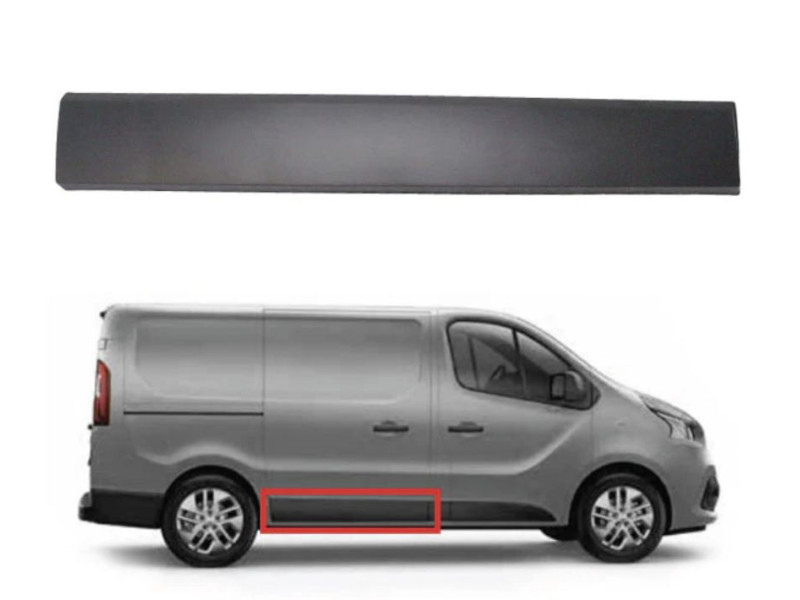 Накладка бічних дверей права Renault Trafic III 2014-2021, Opel Vivaro B 2014-2019 FPS 808203021R