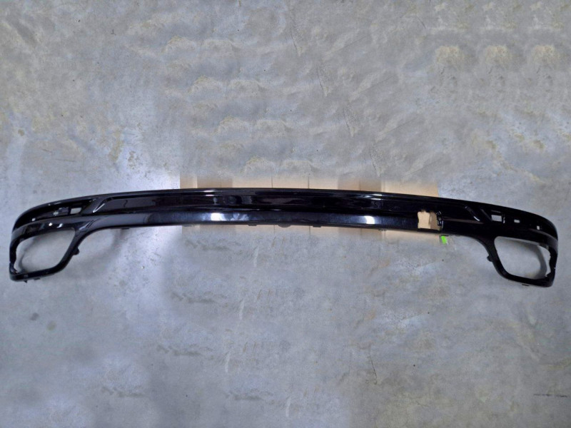 Накладка заднього бампера Ford Mondeo V 2013-2017 (Тайвань) чорний глянець, під два вихлопи