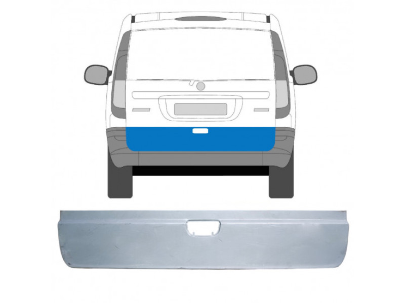 Ремчастина задньої ляди Mercedes Vito W639 03-14 низ задніх дверей (PL)