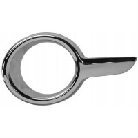 Окуляр протитуманної фари лівий Peugeot 208 12-16 (Тайвань) хром 1608110880