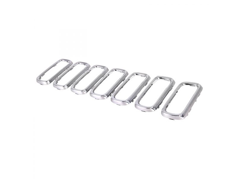 Окуляр решітки радіатора Jeep Renegade 19- (Тайвань) хром, комплект 7 шт 6VM90SZ0AA