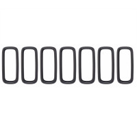 Окуляри решітки радіатора чорні Jeep Renegade 14-19 молдинги (Tempest) 735599127