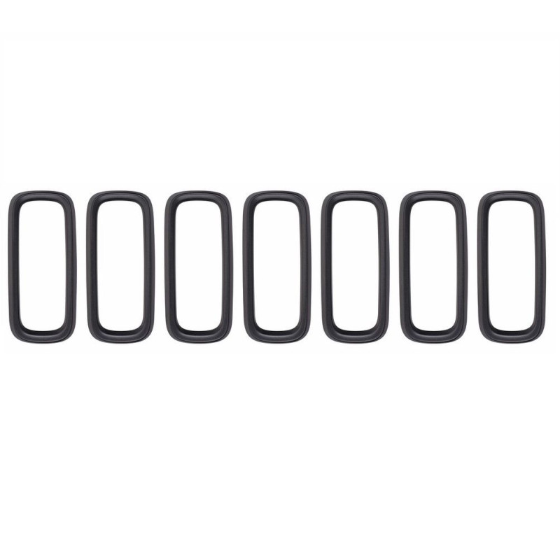 Окуляри решітки радіатора чорні Jeep Renegade 14-19 молдинги (Tempest) 735599127