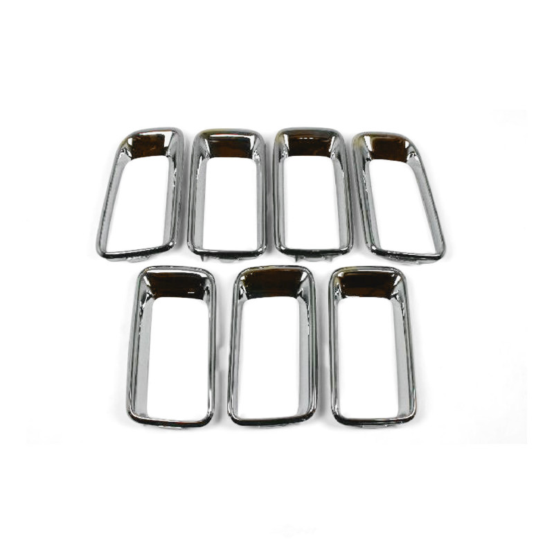 Окуляри решітки радіатора Jeep Compass 11-16 (Тайвань) комплект 7 шт., хром 68109865AA