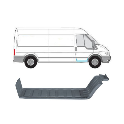 Підніжка передня права мала Ford Transit 2000-2013 (Potrykus) 