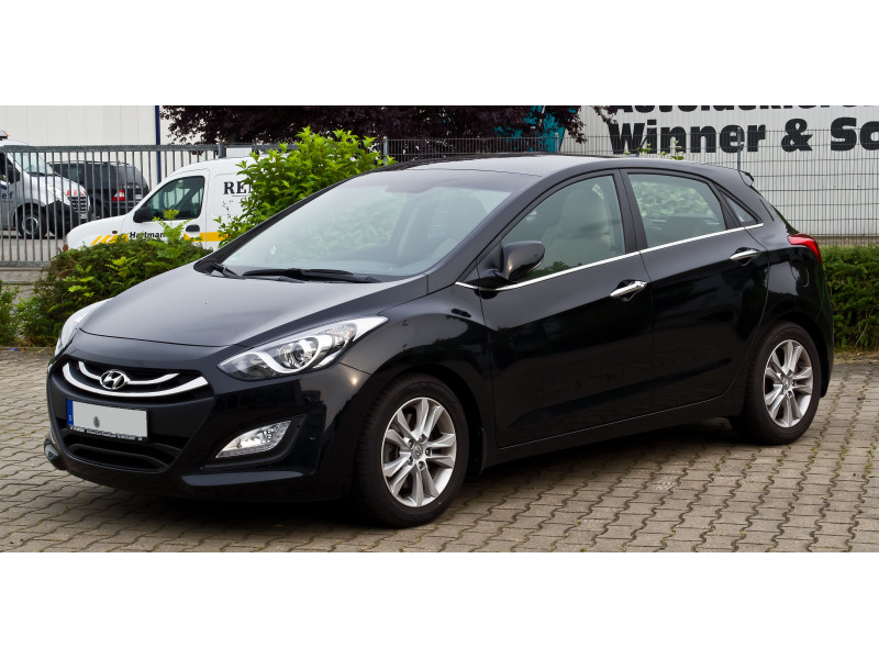 Підсилювач переднього бампера Hyundai i30 GD 2012-2016 FPS 86530A6000, 86530A6001