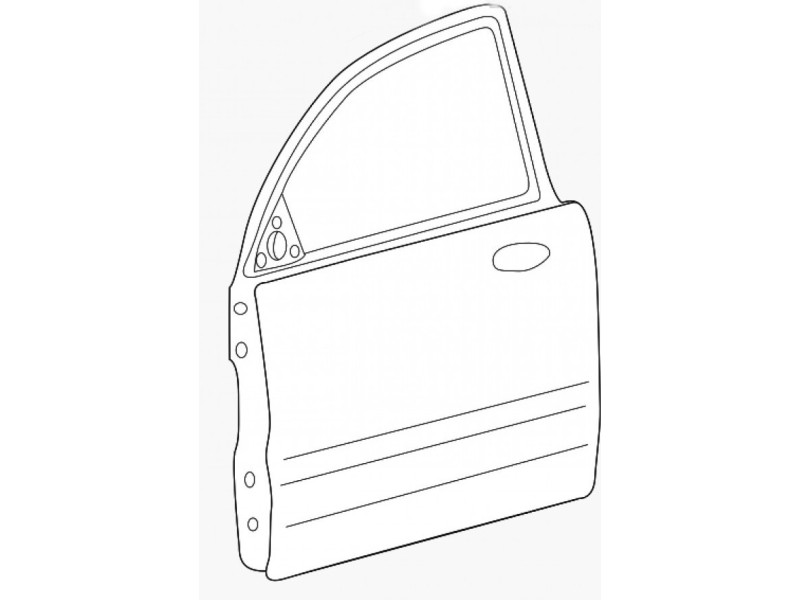 Передні двері праві Kia Optima 2011-2016 (FPS) 760044C000