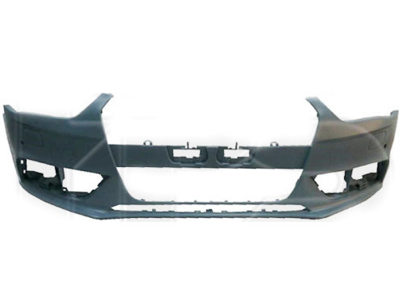 Передній бампер з отворами під омивач та парктронік Audi A4 B8 2012-2016 Китай