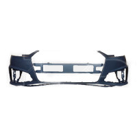 Бампер передній (з 4 отворами під парктронік) Audi A4 B9 2019- (Тайвань)