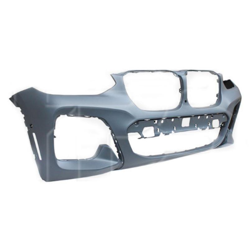 Бампер передній (з отв. під п/тронік та бок. відбивачем) BMW X3 G01 17-21, X4 G02 18- M-Sport Тайвань Assistant Plus