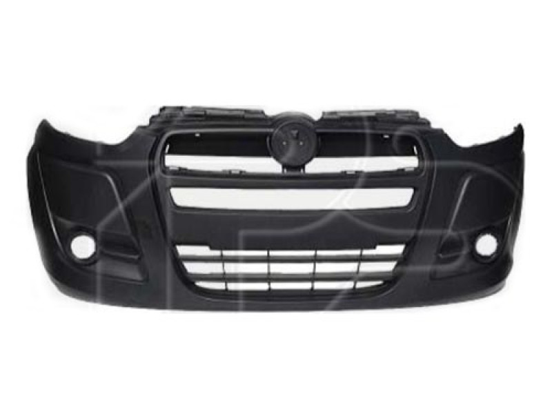 Передній бампер з отворами під ПТФ Fiat Doblo 2010-2015 Тайвань