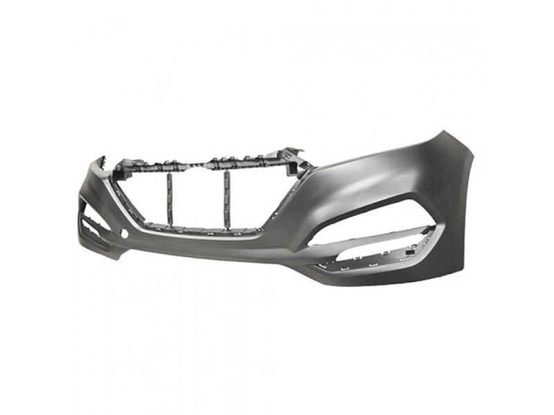 Бампер передній без отворів під омивач, без парктроніка, під DRL Hyundai Tucson TL 2015-2018 Тайвань 86511D3100