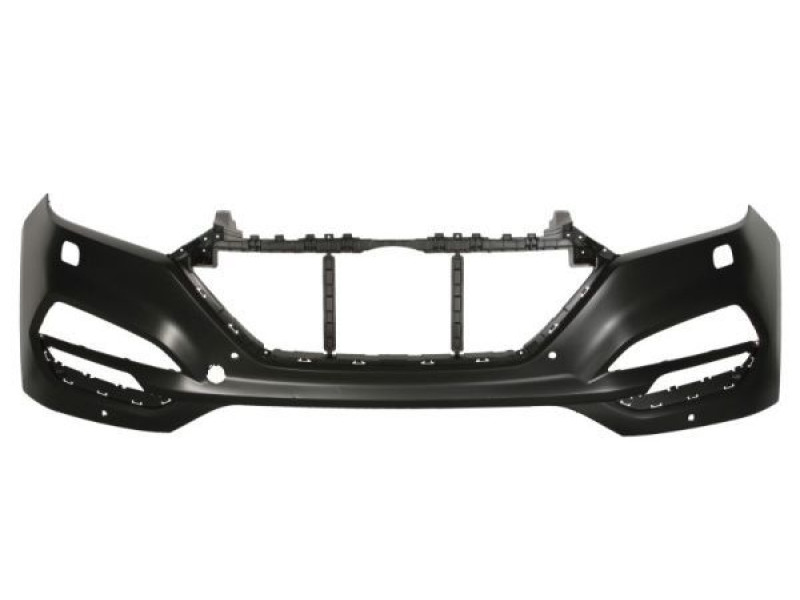 Бампер передній з отворами під омивач, парктронік та DRL Hyundai Tucson TL 2015-2018 Тайвань 86540D3100