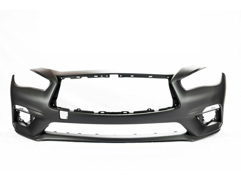 Бампер передній без отворів під парктронік Infiniti Q50 2017- (Китай) 620226HH0H