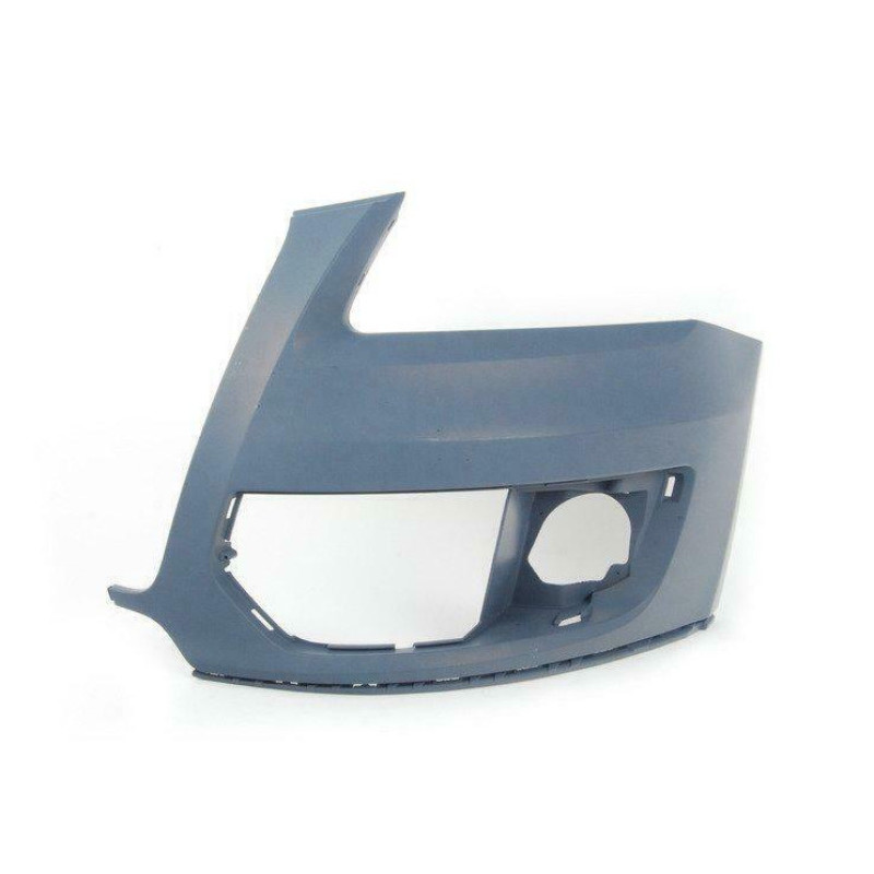 Бампер передній лівий кут без отворів під омивач та парктронік Audi Q5 2008-2012 Тайвань 8R0807107GRU