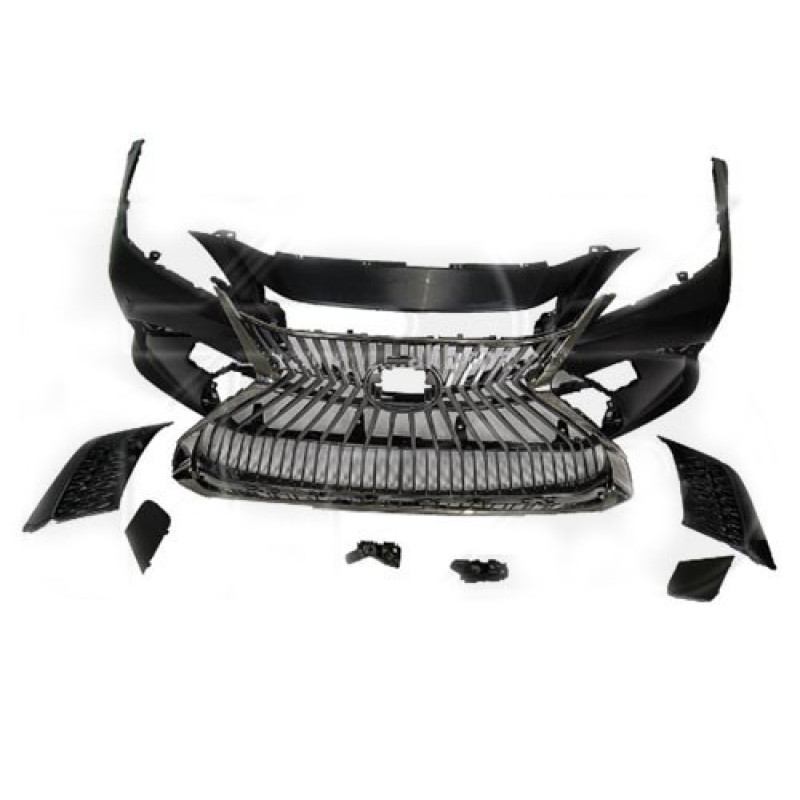 Бампер передній з отвором під парктронік Lexus ES 2018- Тайвань