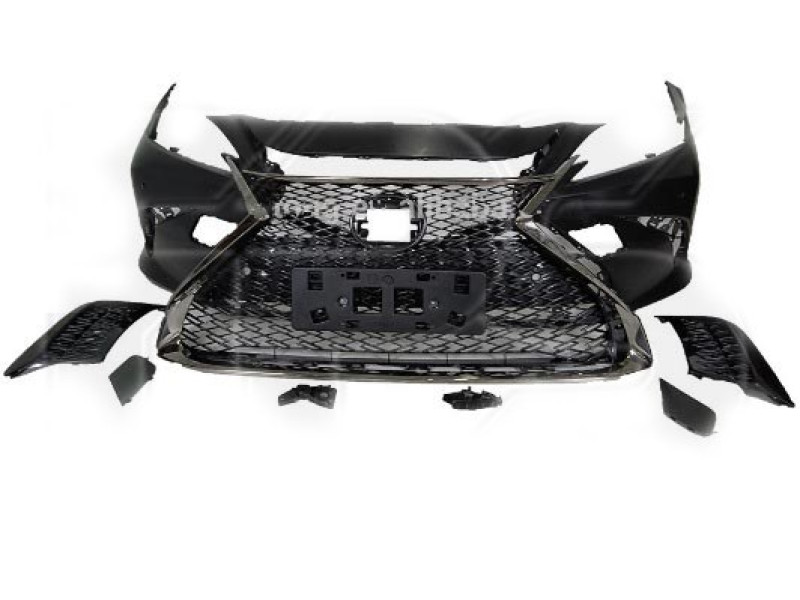 Бампер передній з отворами під парктронік Lexus ES F-Sport 2018- Тайвань 521190X950