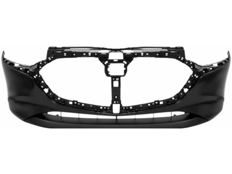 Бампер передній без отворів під парктронік Mazda 3 хетчбек 2018- (Тайвань) BCKN50031DBB