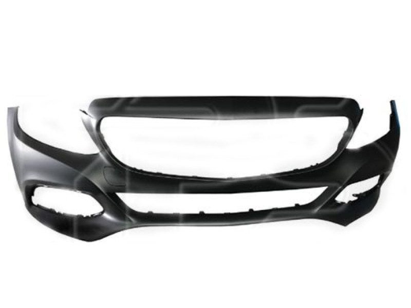 Бампер передній (без отворів під омивач та парктронік) Mercedes C-class W205 2014-2018 Тайвань