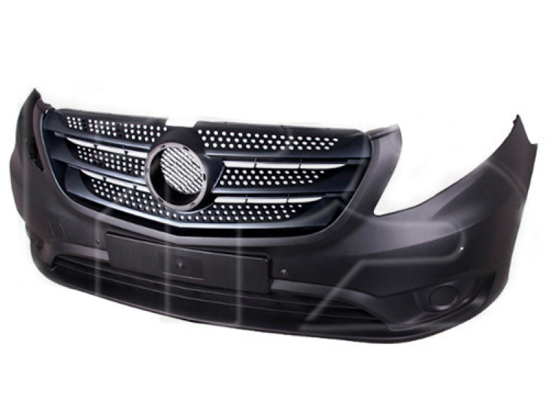 Бампер передній з отворами під парктронік Mercedes Vito W447 2015- (Тайвань) A44788504259B51