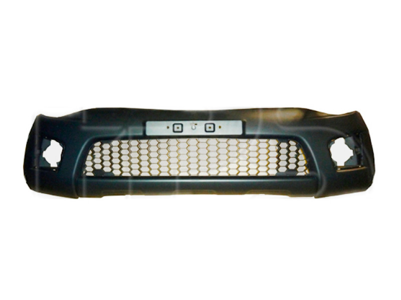 Бампер передній Mitsubishi L200 2010-2015 FPS без отворів під рант