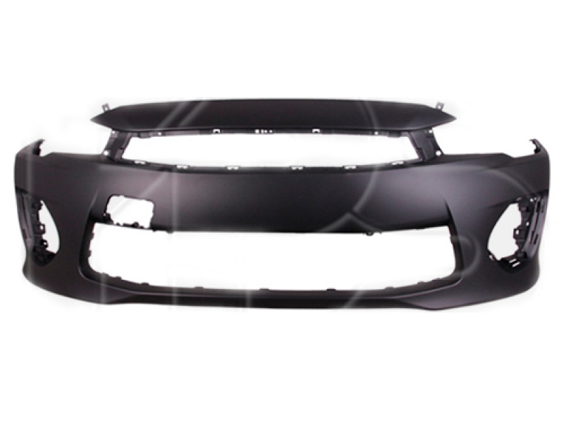 Бампер передній (без додаткових деталей) Mitsubishi Lancer X 2015-2017 Тайвань