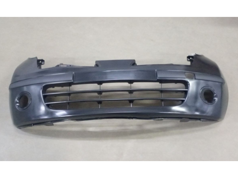 Бампер передній з отворами під ПТФ Nissan Micra K12 2005-2010 LKQ 62022BC340