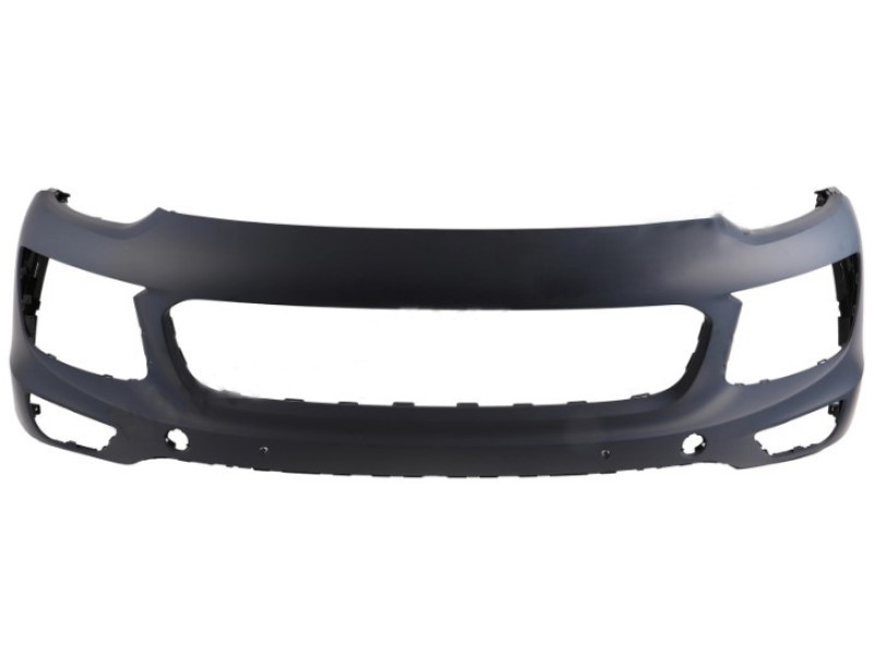 Бампер передній (без отвору під омивач, з отвором під парктронік) Porsche Cayenne 2015-2017 Тайвань 95850521706G2X