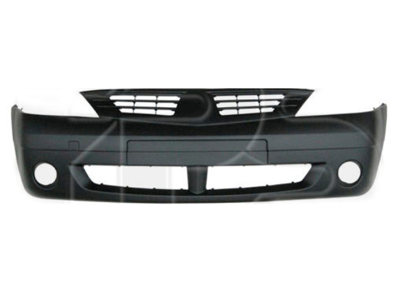 Бампер передній з отвором під ПТФ Renault Logan 2004-2008 Тайвань