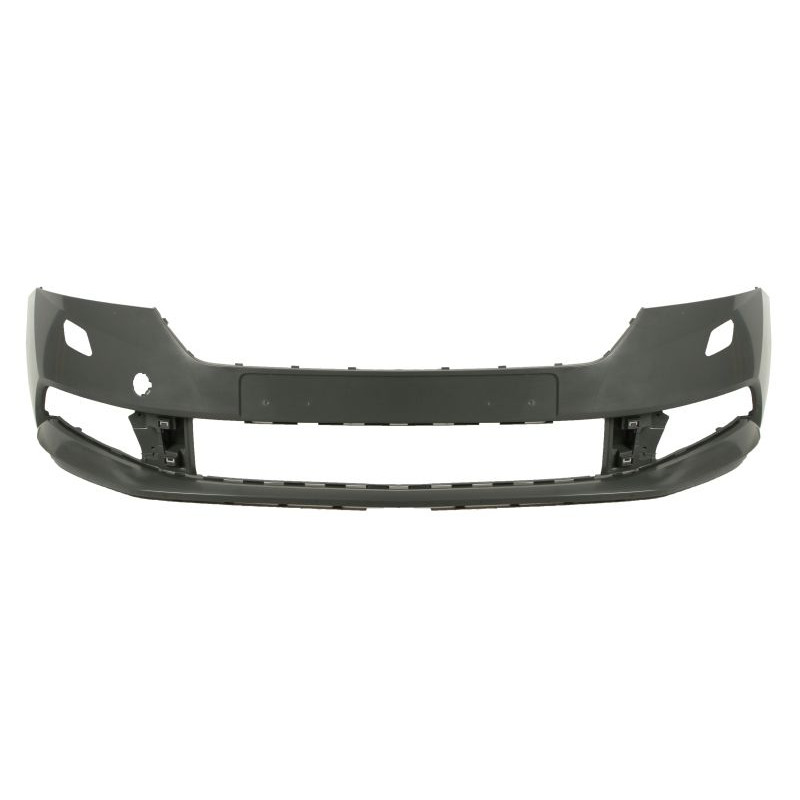 Бампер передній з отвором під омивач фар Skoda Fabia 2018- AND 5E0807221P