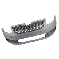 Бампер передній з решіткою і молдингом Skoda Octavia A7 2013-2017 AND 5E0807217