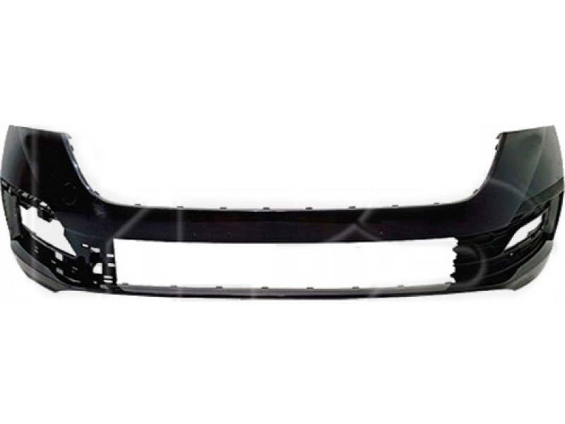 Бампер передній без отворів під омивач та парктронік Skoda Octavia A8 2020- Тайвань