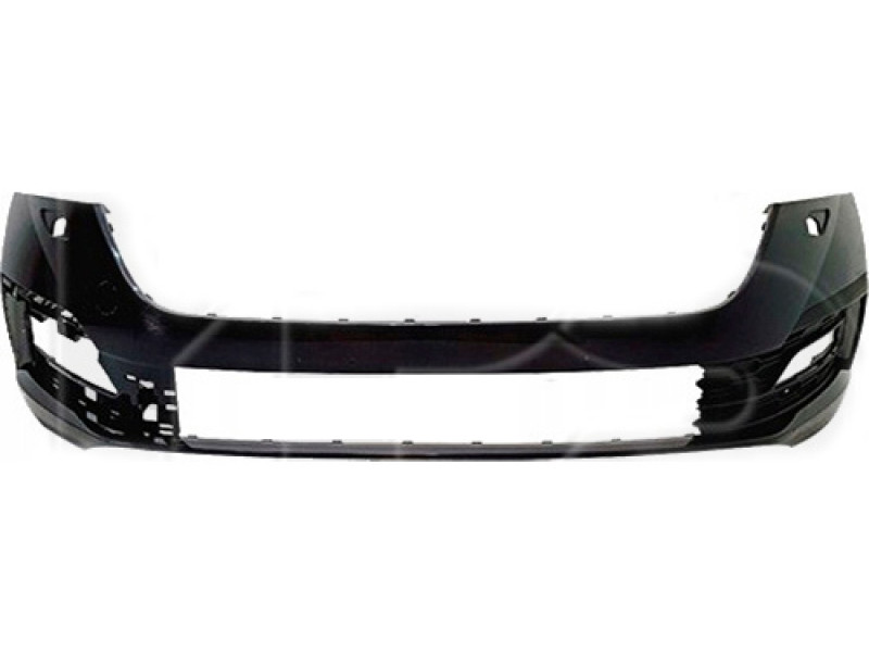 Передній бампер з отвором під омивач Skoda Octavia A8 2020- (Тайвань) без отвору під парктронік