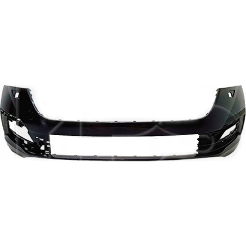 Передній бампер з отвором під омивач Skoda Octavia A8 2020- (Тайвань) без отвору під парктронік