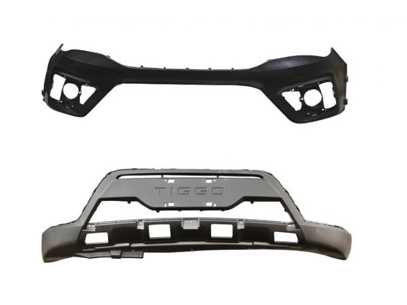Бампер передній верхній та нижній Chery Tiggo 2 2016- (Тайвань) J69-2803512-DQ, J69-2803511