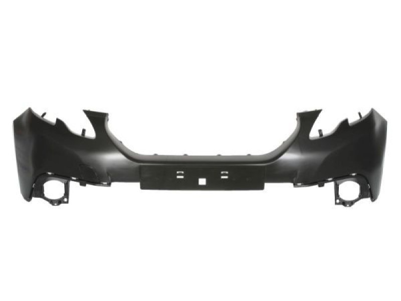 Бампер передній верхня частина Peugeot 2008 2013-2016 Тайвань без отворів під парктронік та омивач 1610143980