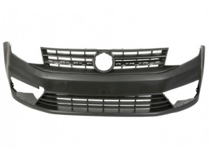 Бампер передній суцільнолитий VW Caddy 2015- (Tempest)