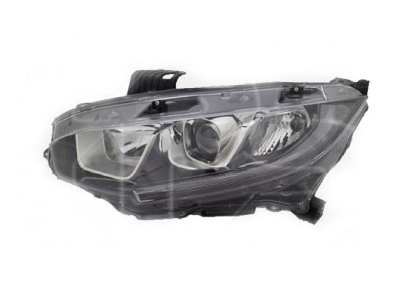 Передня фара ліва Honda Civic FC седан 16-18, хетчбек 16- (Китай) механічна H11/HB3/H7