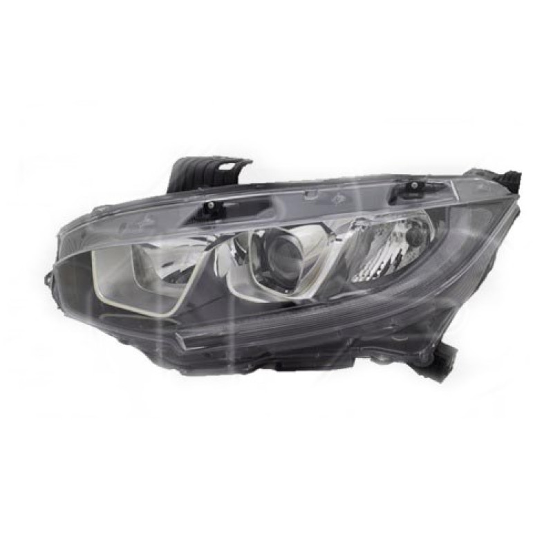 Передня фара ліва Honda Civic FC седан 16-18, хетчбек 16- (Китай) механічна H11/HB3/H7