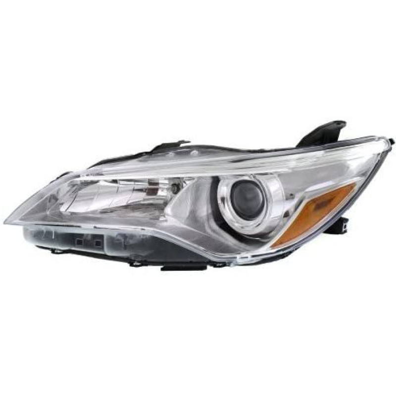 Передня фара ліва Toyota Camry XV50 14-17 USA (Китай) світла, без LED, жовта вставка 8111006860