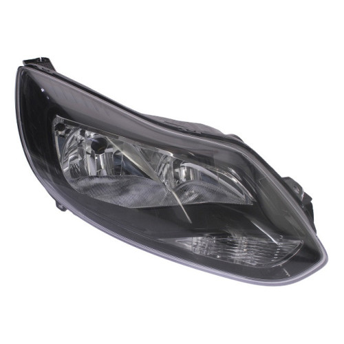Фара передня права Ford Focus 3 2011-2014 (Тайвань) Чорна, ел. кор. H1 H7 1735192