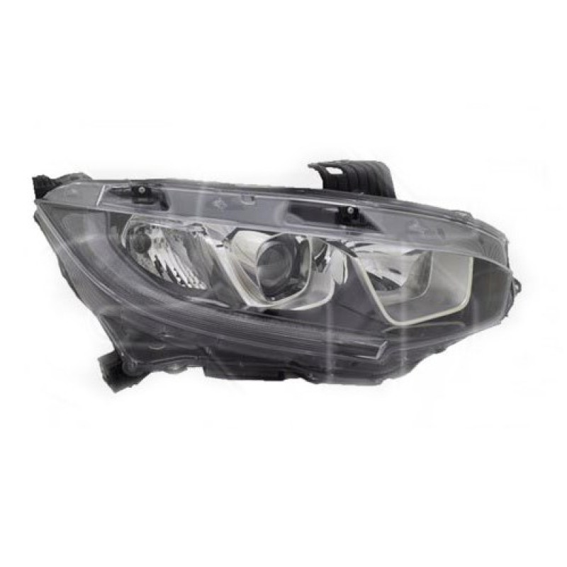 Передня фара права Honda Civic FC седан 16-18, хетчбек 16- (Китай) механічна H11/HB3/H7