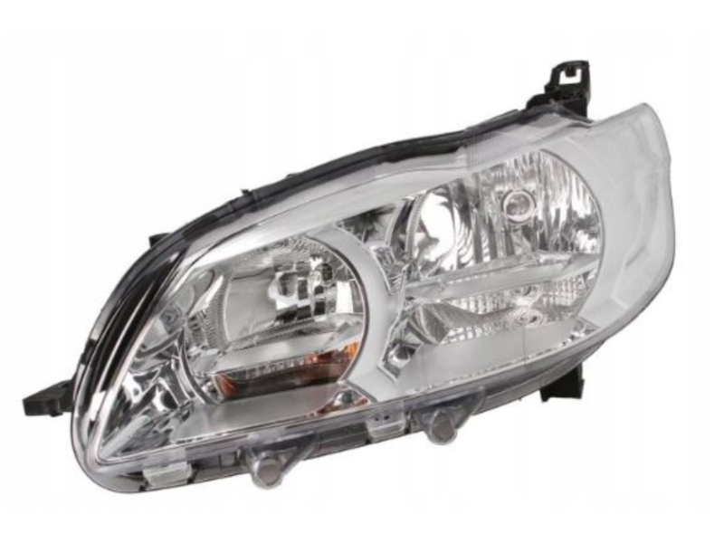 Передня фара права Peugeot 301 13-17 (Тайвань) МЕХ. H1 H7 БЕЗ DRL 1608955680