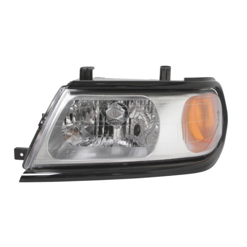 Передня ліва фара Mitsubishi Pajero Sport I 2000-2007 TYC мех/ел. кор., рамка чорна 8301A315XA