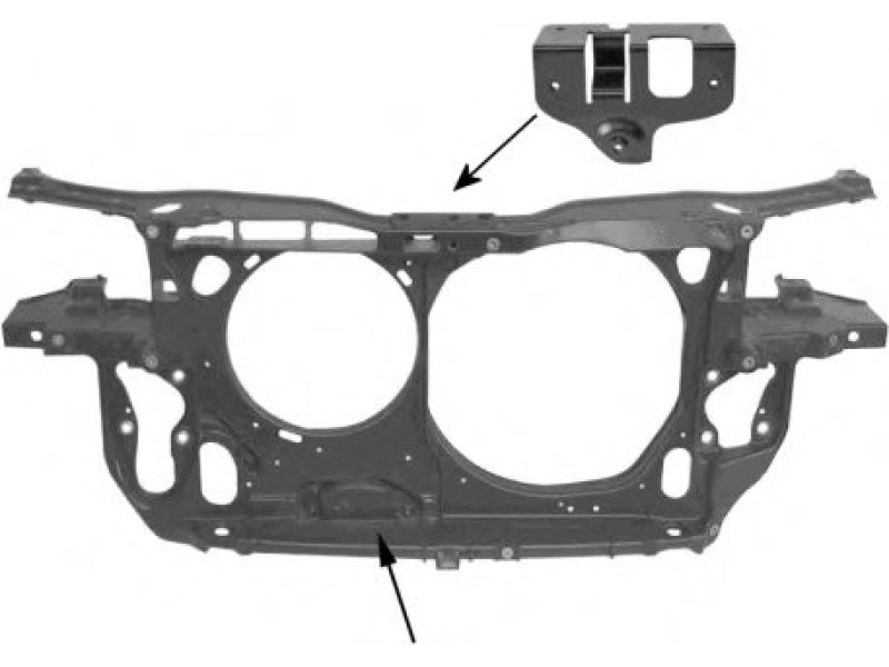 Панель передня VW Passat B5 00-05, Skoda Superb 1 - 5/6 цил. (FPS) 3B0805594BJ