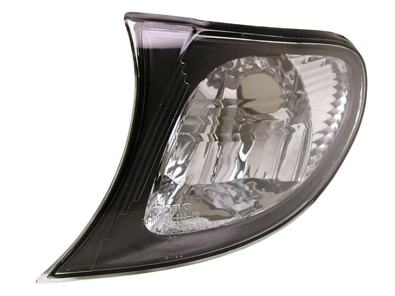 Покажчик повороту лівий BMW 3 E46 01-06 (Depo) чорна вставка 63136914200