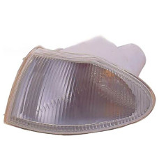 Покажчик повороту лівий Opel Astra F 91-98 білий (жовта вставка) (Depo) 90421897